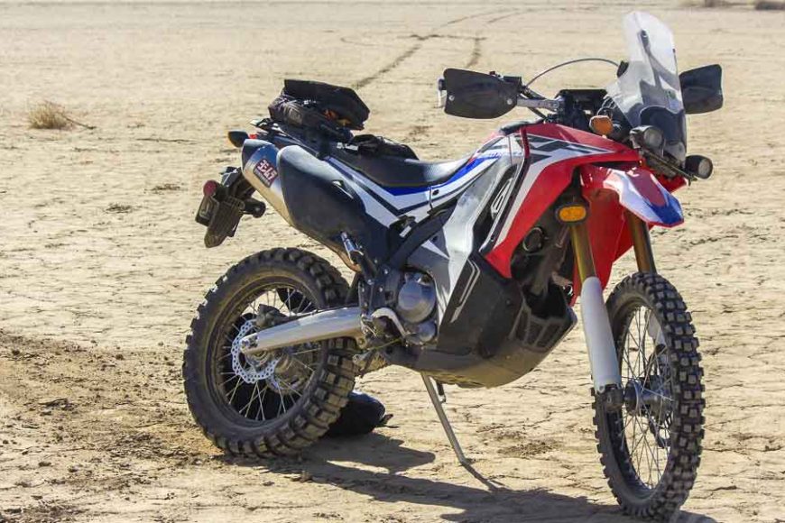 CityBike Features Honda’s CRF250L Rally with Cogent Dynamics Suspension Upgrades