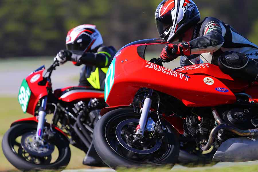 motorcycle road racing suspension